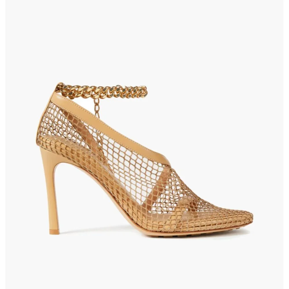 Bottega Veneta Mesh Chain Pump - Picture 1 of 14